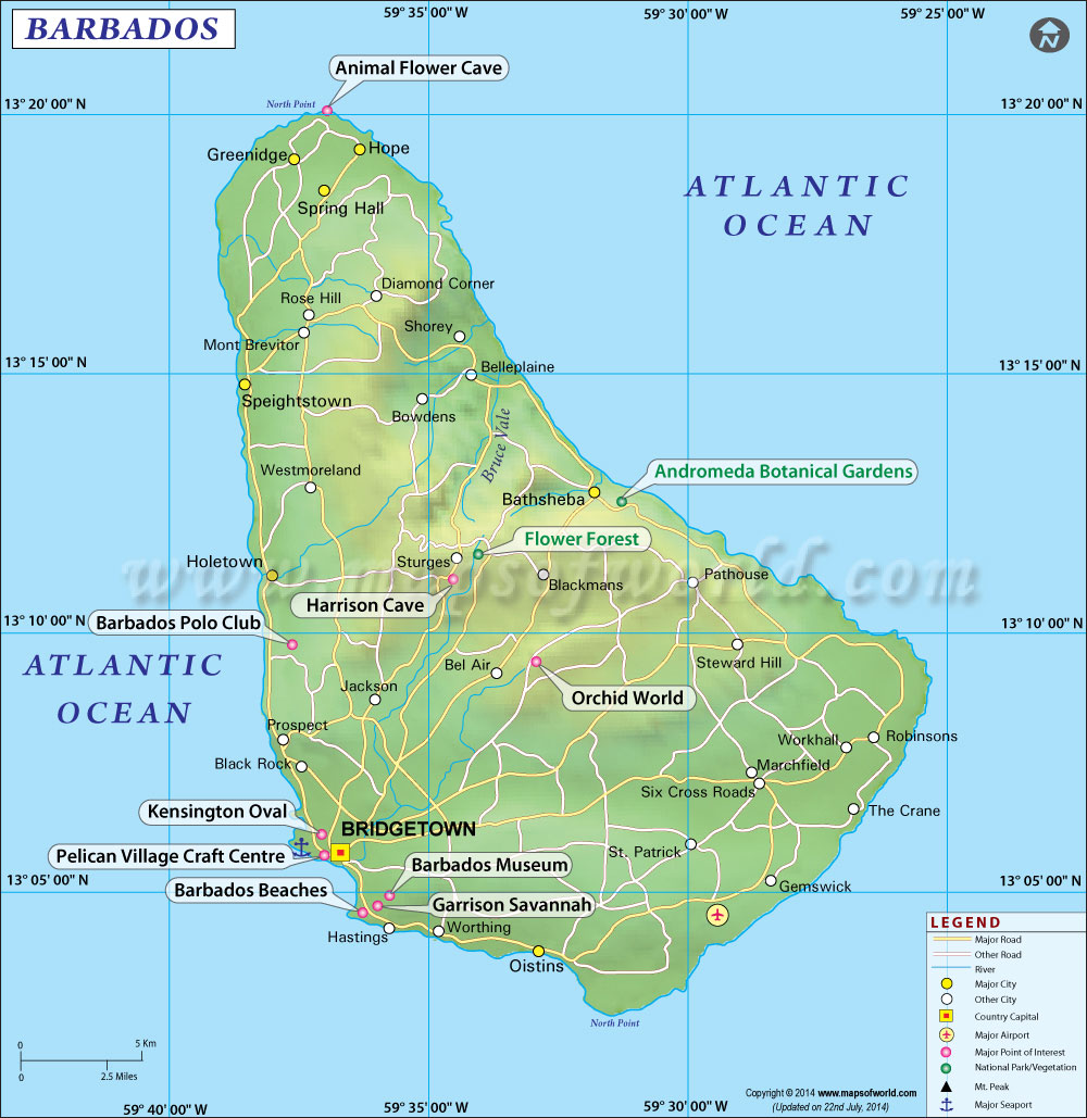 barbados-map